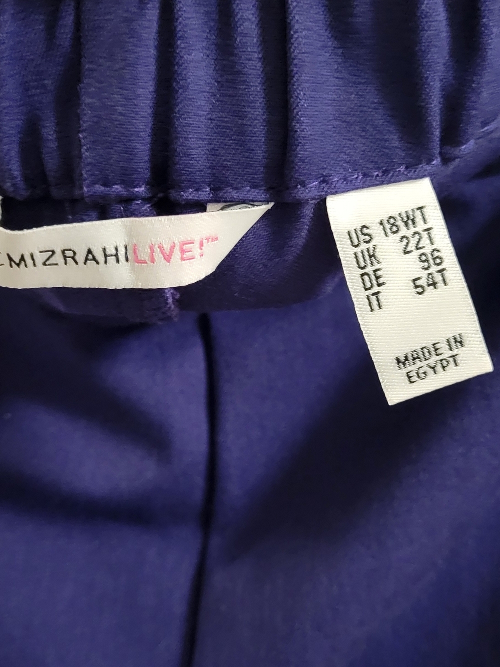 Isaac Mizrahi Classic Navy Dress Pants Tall 18T - Picture 3 of 4